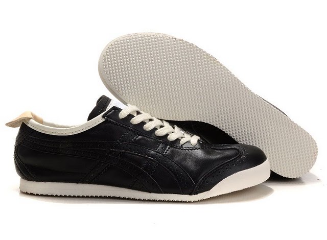 Mens Onitsuka Tiger Mexico 66 LAUTA New Shoes (Black/ White) [THL7G1-8223]