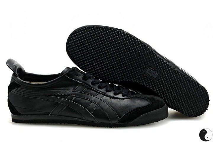 Onitsuka Tiger Mexico 66 (All Black) Shoes - Click Image to Close