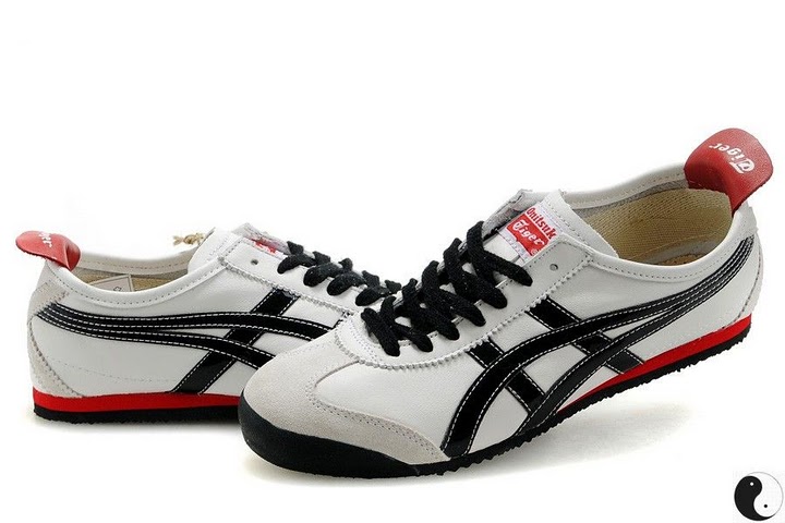 onitsuka tiger mexico 66 black white red