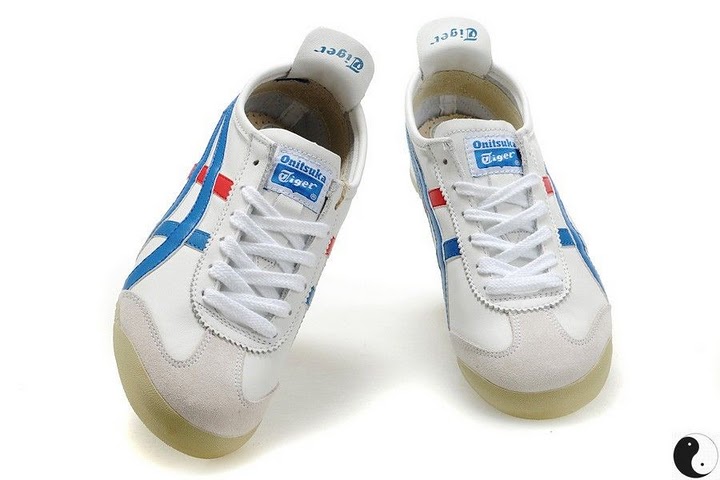 Onitsuka Tiger Mexico 66 VIN (Milky/ Blue/ Red) Shoes - Click Image to Close
