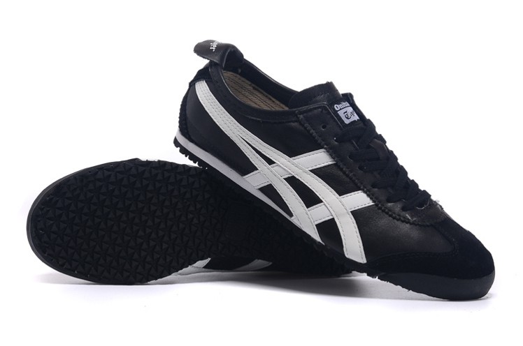 onitsuka tiger black white red