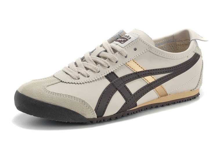 Onitsuka Tiger Mexico 66 (Beige/ Brown/ Gold) Shoes - Click Image to Close