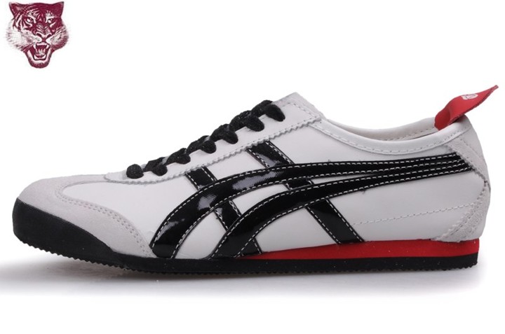 Mens (White/ Black/ Red) Mexico 66 Shoes - Click Image to Close