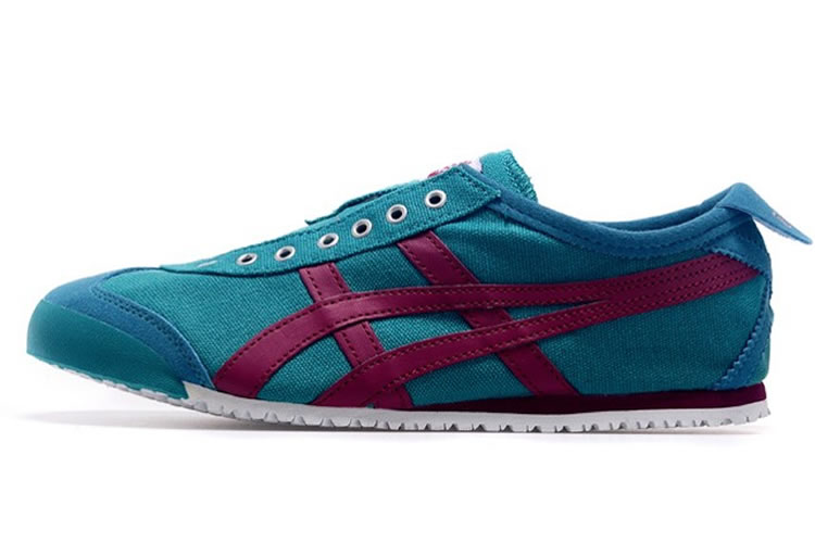 (DK Blue/ Purple) Onitsuka Tiger Mexico 66 Slip On Shoes - Click Image to Close