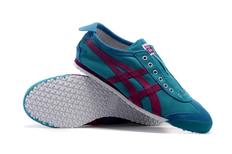 (DK Blue/ Purple) Onitsuka Tiger Mexico 66 Slip On Shoes - Click Image to Close