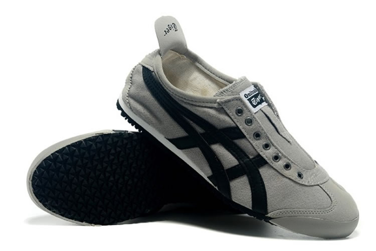 (Grey/ Black) Onitsuka Tiger Mexico 66 Paraty Shoes - Click Image to Close