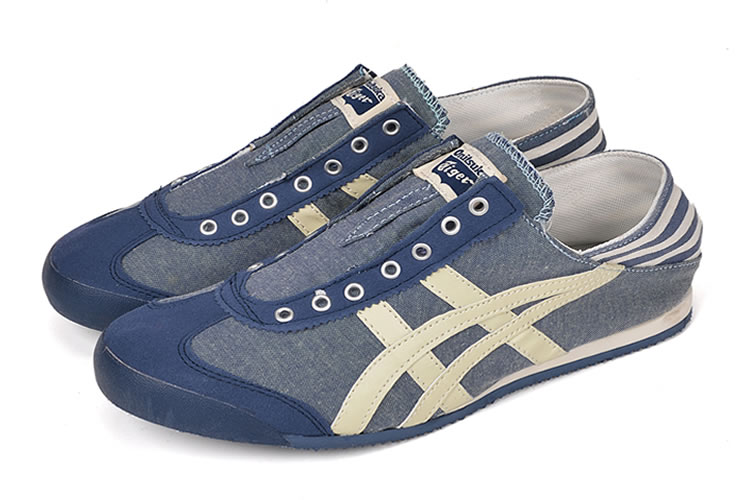 (Blue Chambray/ Natural) Mexico 66 Paraty Sneakers - Click Image to Close