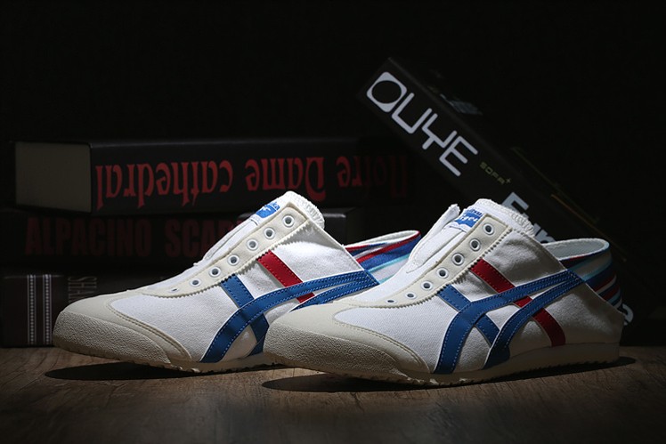 (White/ Classic Blue/ Red) Mexico 66 Paraty Sneakers - Click Image to Close