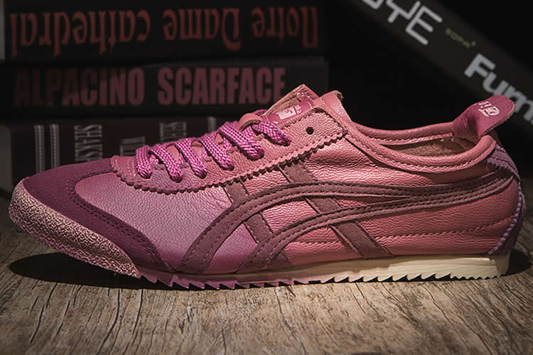 Onitsuka Tiger Mexico 66 Deluxe (Purple Red) Shoes - Click Image to Close