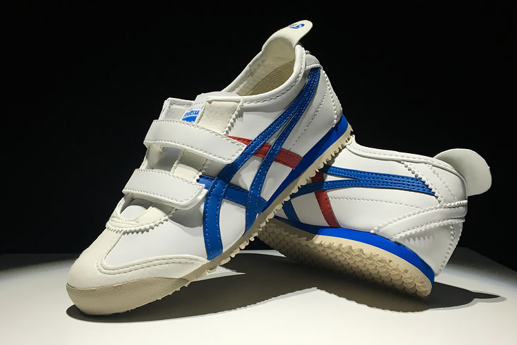 (White/ Blue/ Red) Mexico 66 BAJA PS Big Kid's Shoes - Click Image to Close