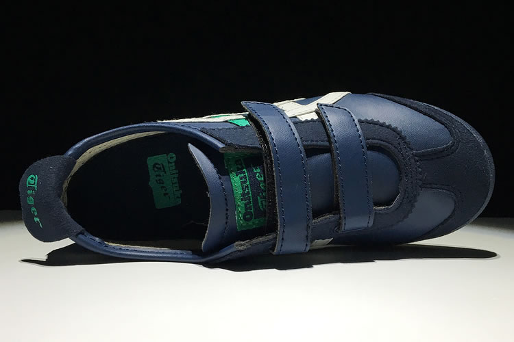 (DK Blue/ White/ Green) Mexico 66 BAJA PS Big Kid's Shoes