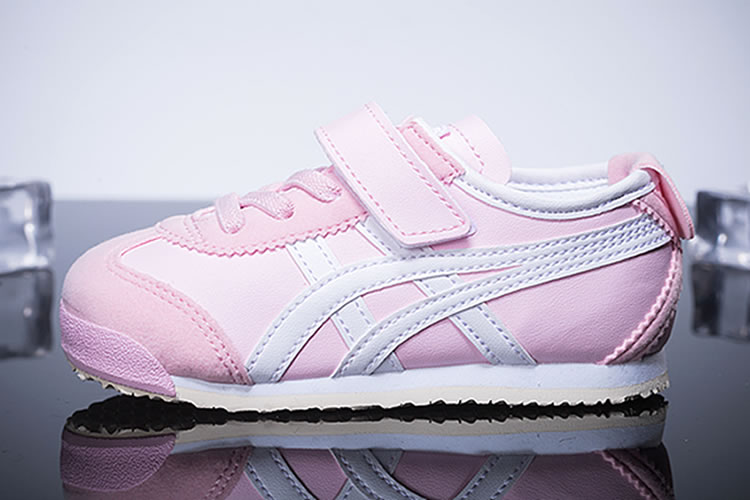 (Pink/ White) Onitsuka Tiger Mexico 66 PS Kid's Shoes