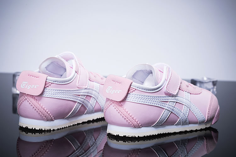 (Pink/ White) Onitsuka Tiger Mexico 66 PS Kid's Shoes