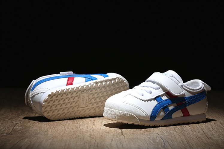 (Blue/ White/ Red) Onitsuka Tiger Mexico 66 BAJA TS Little Kid Shoes