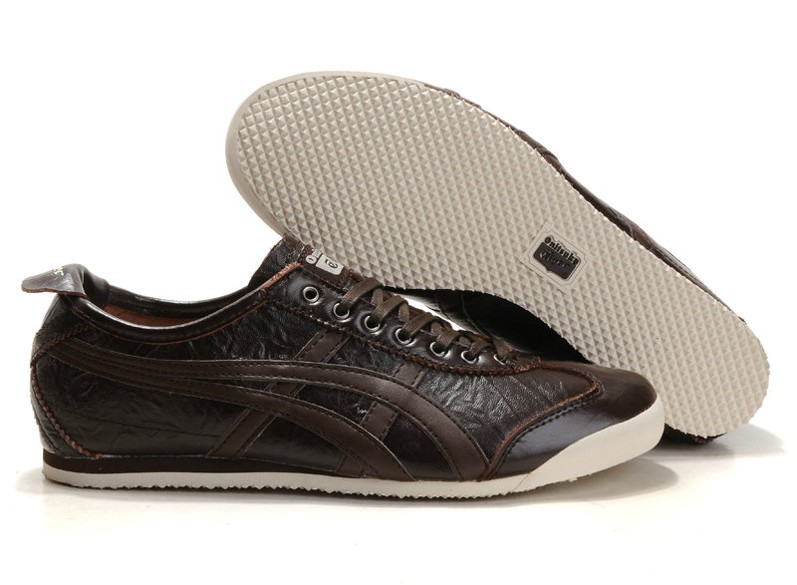 Men's Onitsuka Tiger LAUTA NEW Mexico 66 Brown Shoes