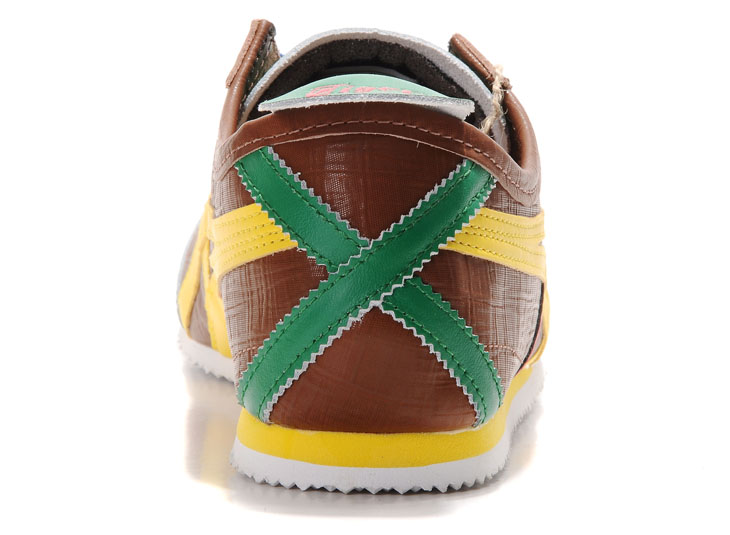 Mens Brown/ Yellow/ Red/ Green) Mexico 66 LAUTA Shoes