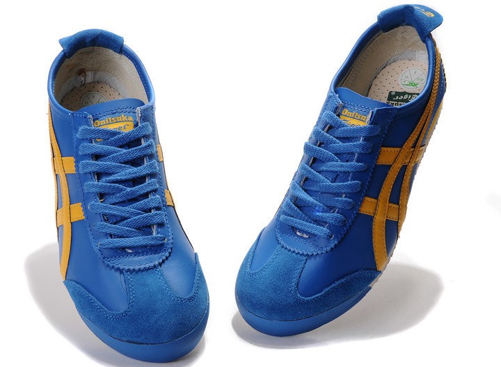 (Dusty Blue/ White) Onitsuka Tiger Mexico 66 Shoes - Click Image to Close