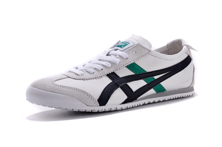 onitsuka tiger white black green