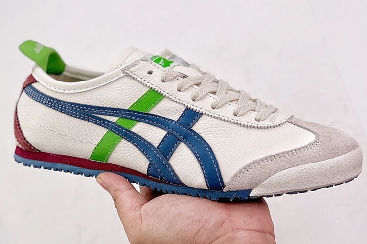 (White/ Blue/ Green) Mexico 66 Shoes - Click Image to Close