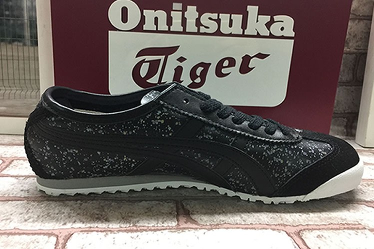 (Black/ Black) New Onitsuka Tiger Mexico 66 Shoes - Click Image to Close