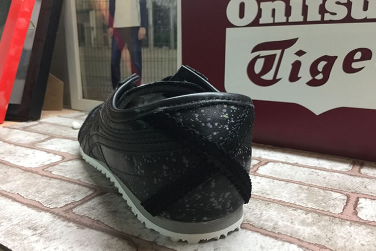 (Black Paint Splatter/ Black) Mexico 66 Shoes - Click Image to Close