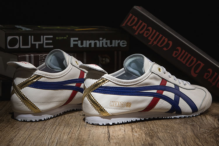(White/ Blue/ Red/ Gold) Mexico 66 Shoes