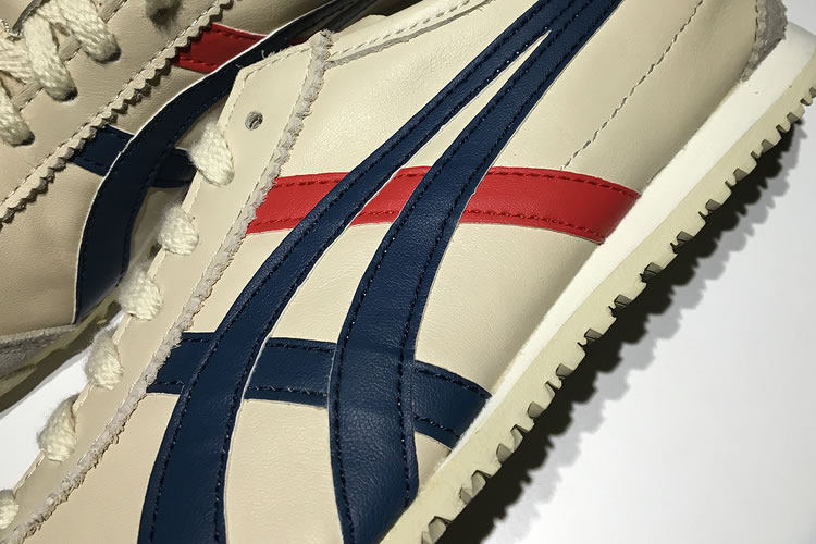 (Beige/ Blue/ Red) Onitsuka Tiger Mexico 66 Shoes
