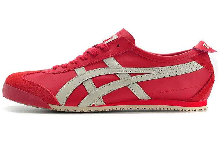 (Red/ Beige) Onitsuka Tiger Mexico 66 Shoes