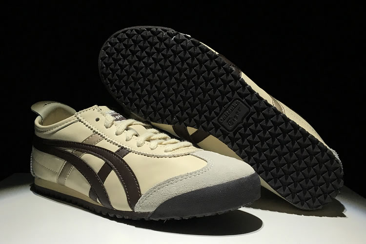 Onitsuka Tiger Mexico 66 (Beige/ Brown/ Gold) Shoes