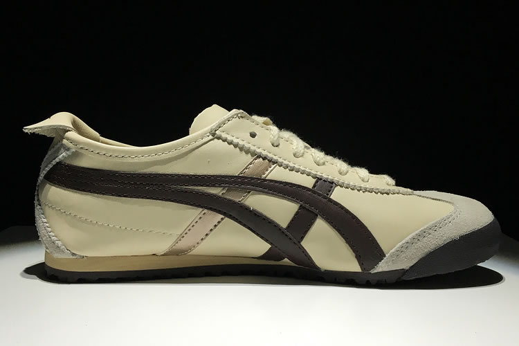 Onitsuka Tiger Mexico 66 (Beige/ Brown/ Gold) Shoes - Click Image to Close