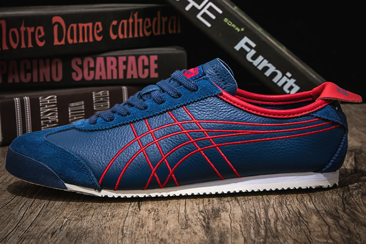 Onitsuka Tiger Mexico 66 (Blue/ Red) Shoes - Click Image to Close