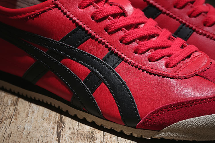 (Red/ Black) New Onitsuka Tiger Mexico 66 Shoes