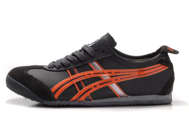 (White/ Black/ Orange) Onitsuka Tiger Mexico Mid Runnner PS Kid shoes - Click Image to Close