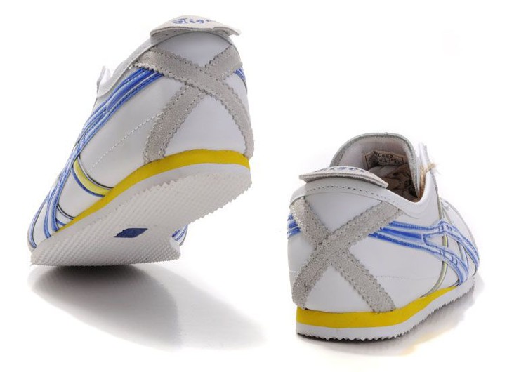 (White/ Yellow) Onitsuka Tiger Mexico 66 Shoes - Click Image to Close