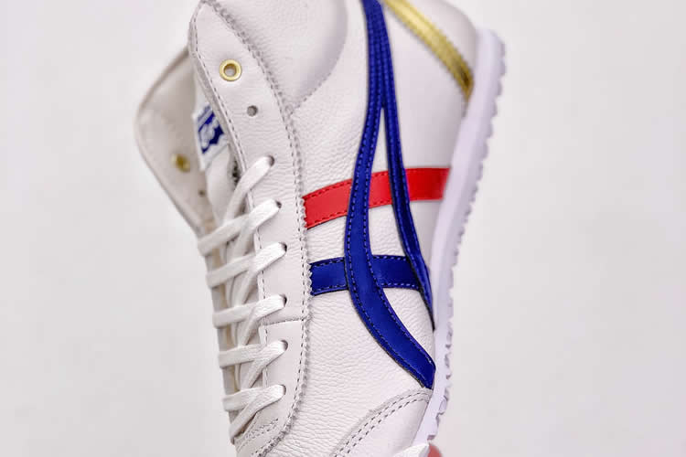 (White/ Blue/ Red/ Gold) Mexico Mid Runner Shoes