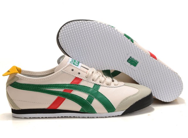 Onitsuka Tiger Mexico 66 (White/ Gold) New Shoes - Click Image to Close