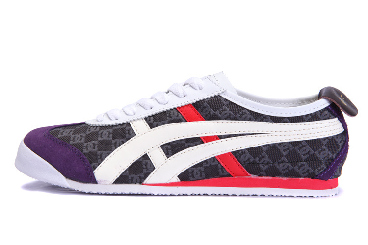 Onitsuka Tiger Mens Shoes (DG logo/ White / Red/ Purple)