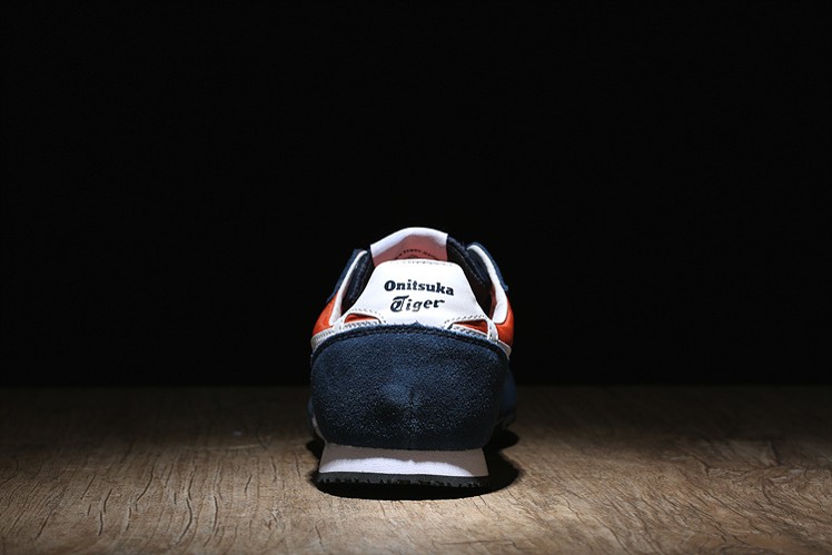 (Navy/ White/ Orange) Onitsuka Tiger Serrano Shoes - Click Image to Close