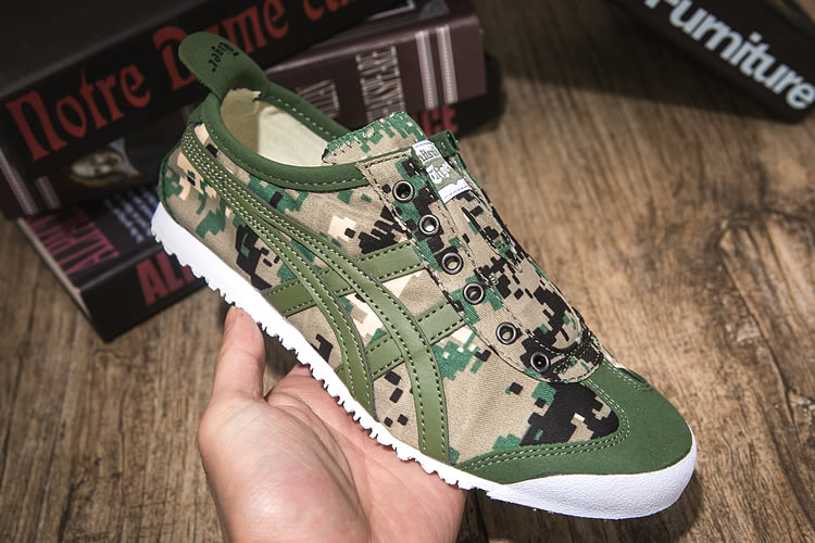 (Army Green) Onitsuka Tiger Mexico 66 Slip On Shoes
