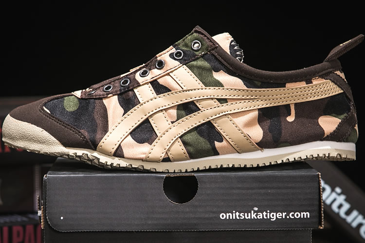 (Army Yellow) Onitsuka Tiger Mexico 66 Slip On Shoes