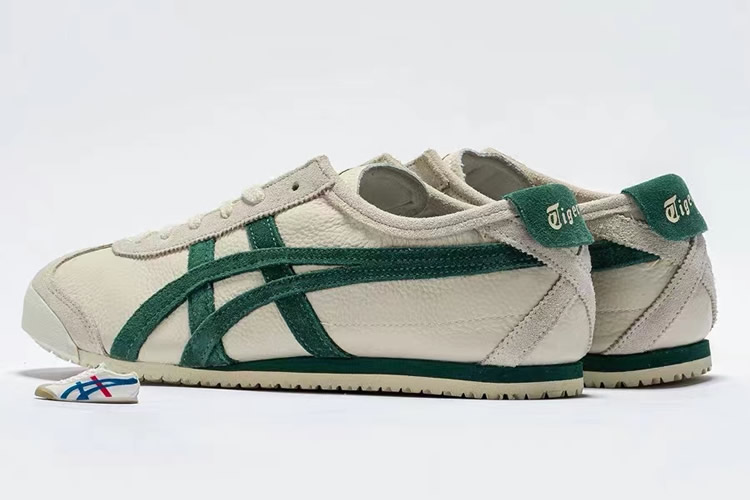 (Cream/ Green) Mexico 66 Vintages Sneakers