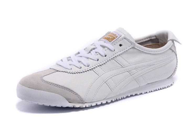 Womens Onitsuka Tiger Mexico 66 All White Shoes