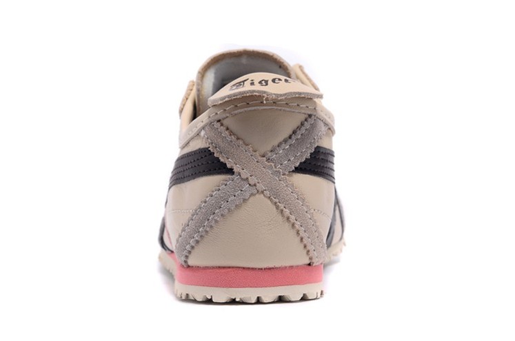 (Beige/ Brown/ Pink) Onitsuka Tiger Womens Mexico 66 Shoes - Click Image to Close