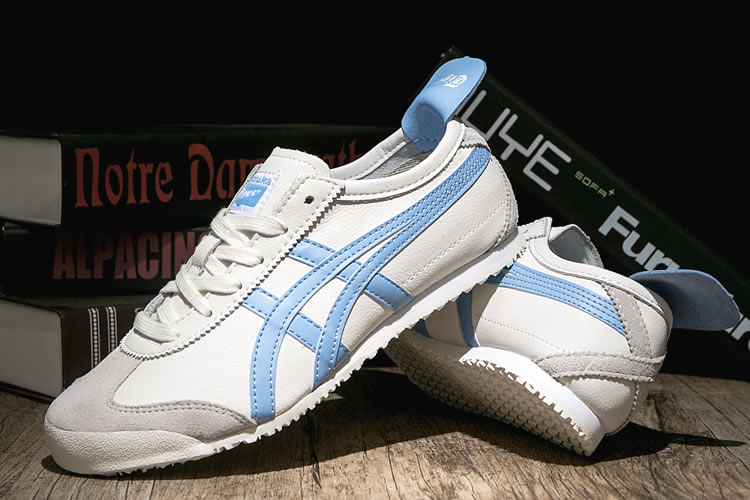 Onitsuka Tiger Mexico 66 (Milky/ Light Blue) Women Shoes - Click Image to Close