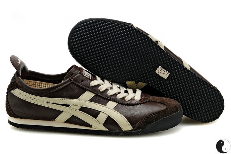 Womens Onitsuka Tiger Mexico 66 Brown Beige Shoes
