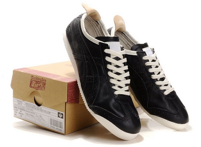 Womens Onitsuka Tiger Chocolate White Mexico 66 Shoes - Click Image to Close
