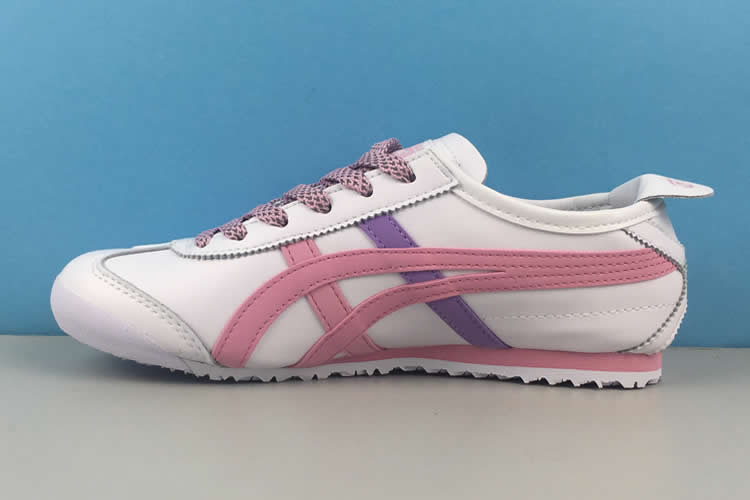 MEXICO 66 3M Reflective Lace (White/ Pink/ Purple) Womens Shoes - Click Image to Close