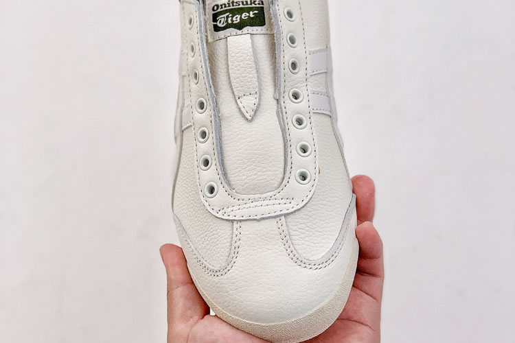 (White/ Green) Mexico 66 Slip On Shoes