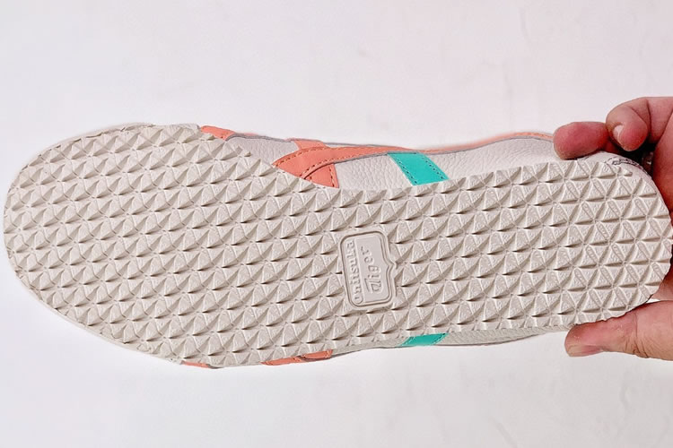 (White/ Aqua/ Orange) Mexico 66 Slip On Shoes