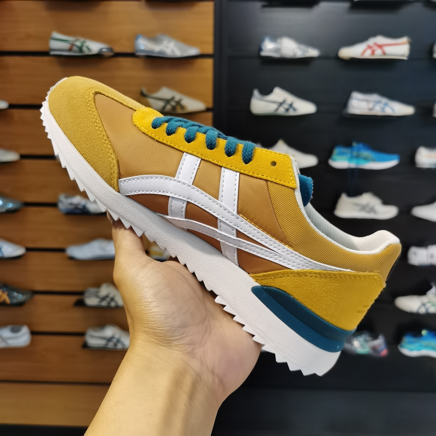 (Yellow/ Teal/ White) California 78 EX Retro Shoes